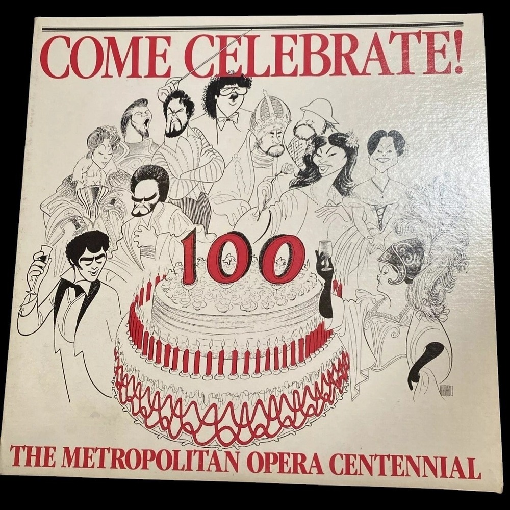 Come Celebrate! The Metropolitan Opera Centennial LP‎ Record 1984
